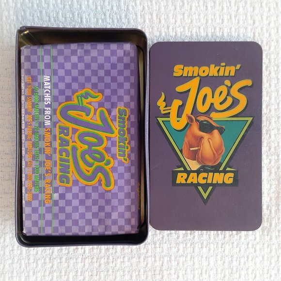 Camel Cigarettes, Smokin' Joe's Racing 1994 Collectors Matchbook Tin Container - Picture 4 of 12